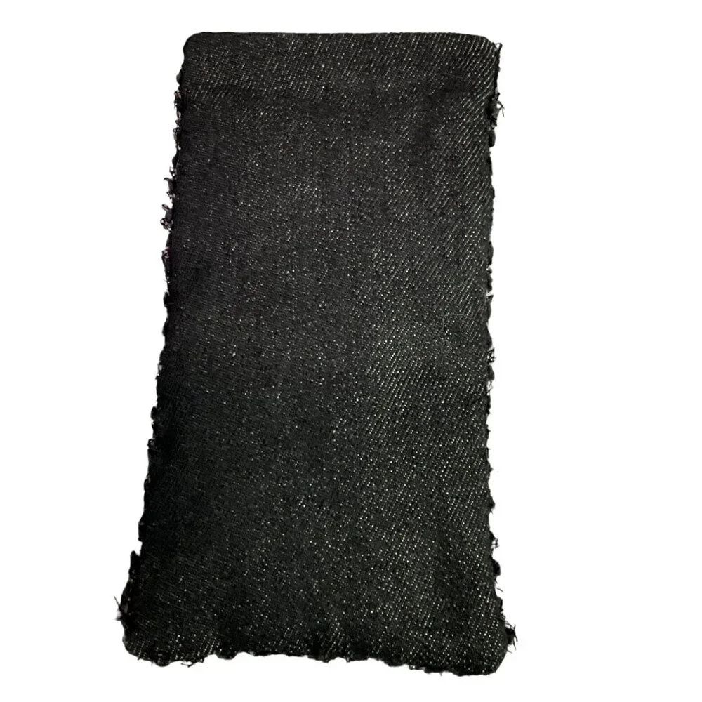 Mary Frances Embellished Black Eyeglass‎ Case With Bead & Fabric Fruit Detailing